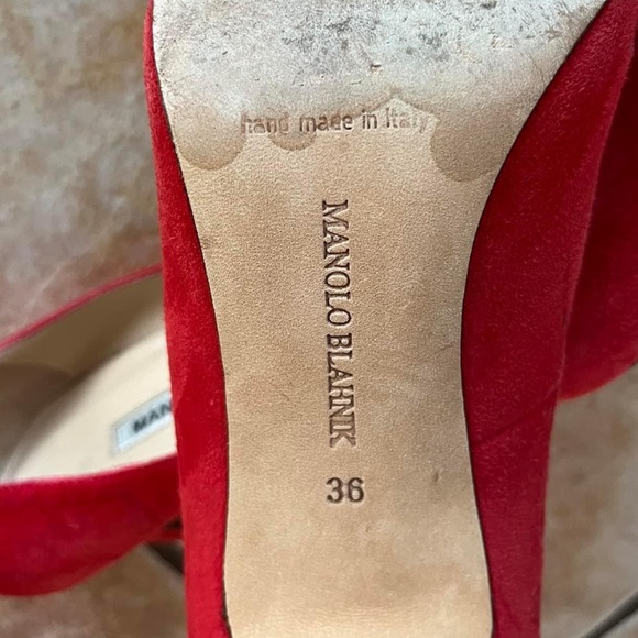Manolo Blahnik Red Heels - Picture 11 of 11